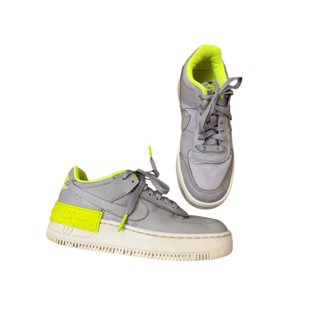 Nike Air Force 1 Shadow Atmosphere Gray Volt Women’s Size 8